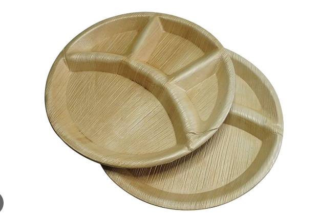 Round Areca Plate