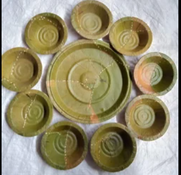 Sala Leaf Donna & Plate