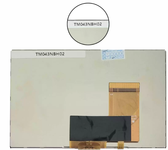 Tianma TM043NBH02 LCD display with Touch Screen