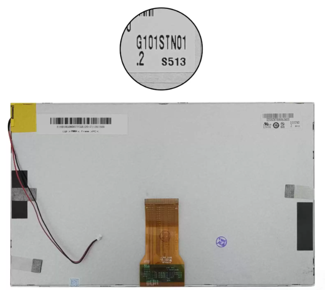 AUO G101STN01.2 LCD DISPLAY