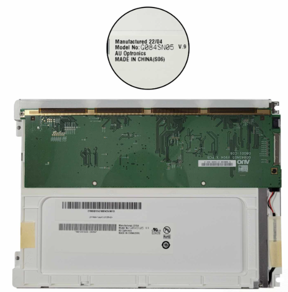 AUO G084SN05-V.9 LCD DISPLAY