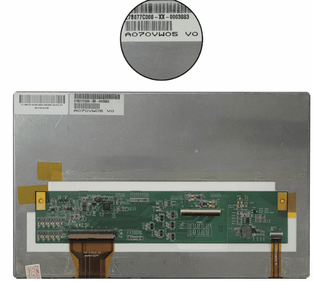 AUO A070VW05-V.0 LCD DISPLAY