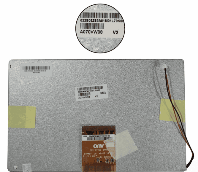 AUO A070VW08-V.2 LCD DISPLAY