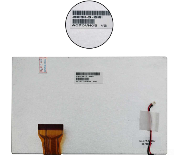 AUO A080SN01-V.7 LCD DISPLAY