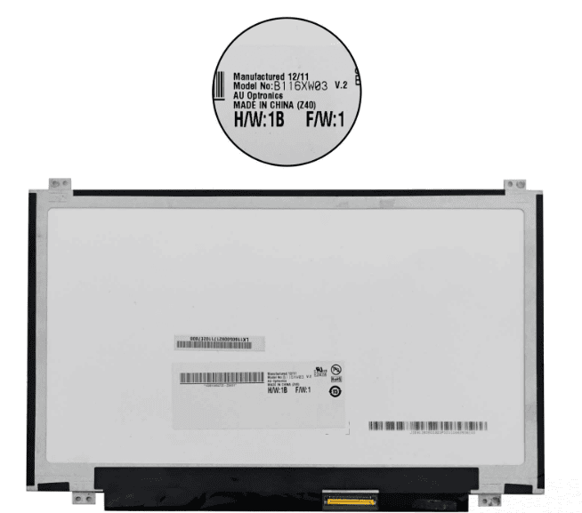 AUO B116XW03-V.2 LCD DISPLAY