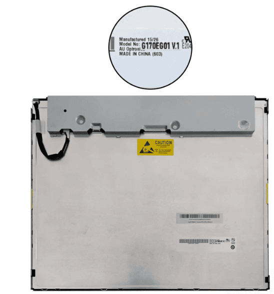 AUO G170EG01-V.1 LCD DISPLAY