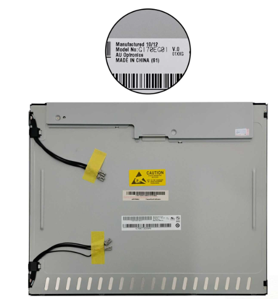 AUO G170EG01-V.0 LCD DISPLAY