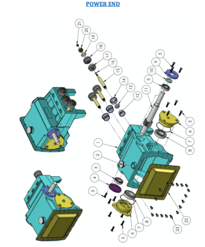 KMP 140 Mud Pump Assembly