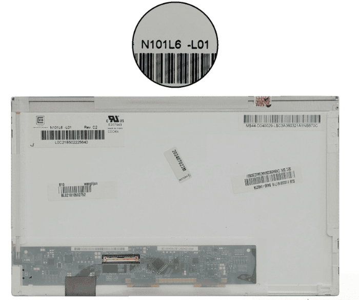 ChiMei N101L6-L01 LCD DISPLAY