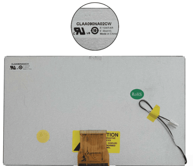 Chunghwa CLAA090NA02CW LCD DISPLAY