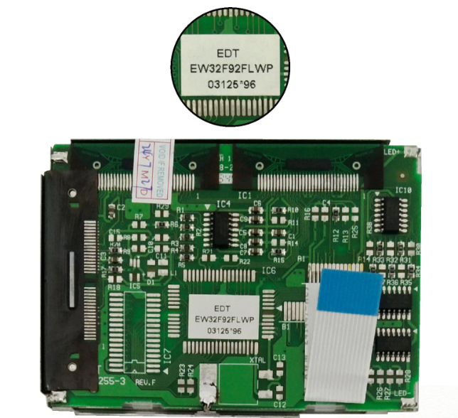 EDT EW32F92FLWP LCD DISPLAY