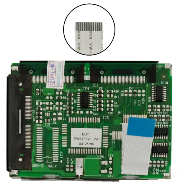 EDT EW32F92FLWP LCD DISPLAY