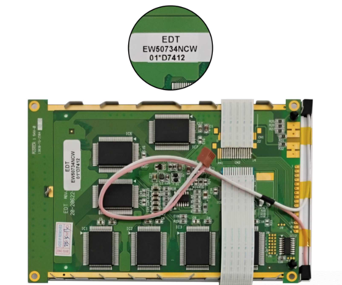 EDT EW50734NCW LCD DISPLAY