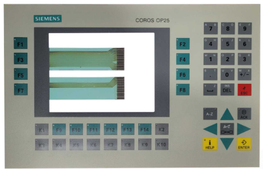 Keypad for Siemens COROS OP25 HMI Panel â€“ Without LED Layer