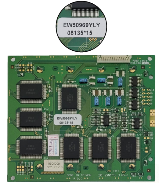 EDT EW50969YLY LCD DISPLAY