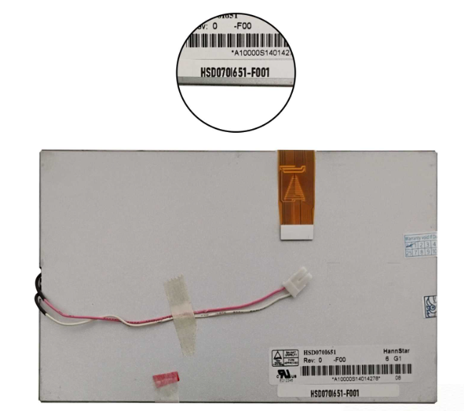 HannStar HSD070I651-F001 LCD DISPLAY