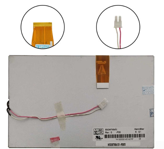 HannStar HSD070I651-F001 LCD DISPLAY