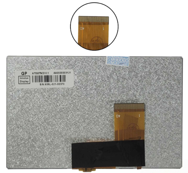 Innolux AT050TN33-V.1 LCD DISPLAY with touch screen