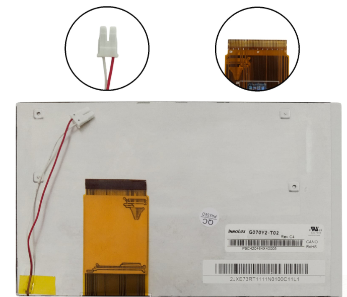 Innolux G070Y2-T02 LCD DISPLAY