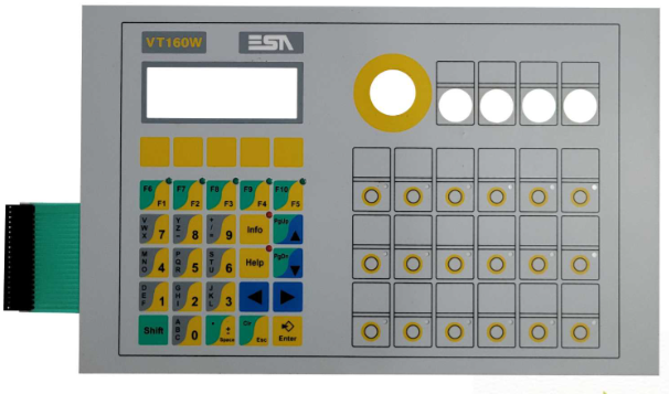 Keypad for ESA VT160W HMI Controller