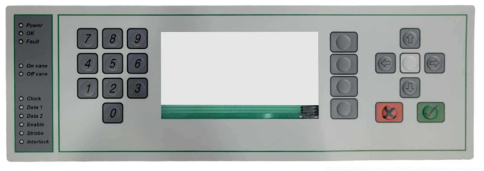 Keypad for Bonas-250 Jacquard Controller