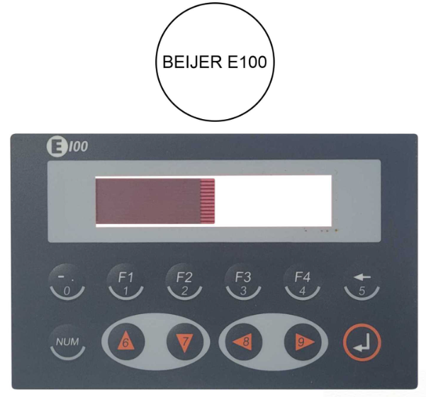 Keypad for Beijer E100 HMI Panel