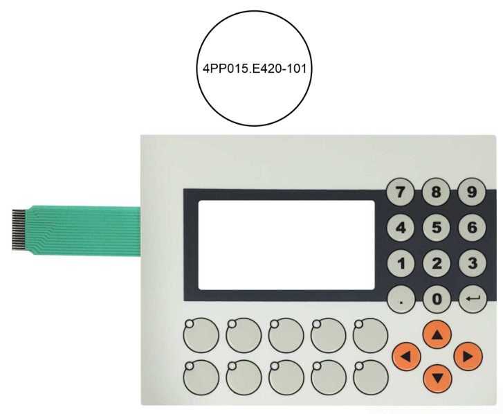 Keypad for B&R 4PP015.E420-101 HMI Panel