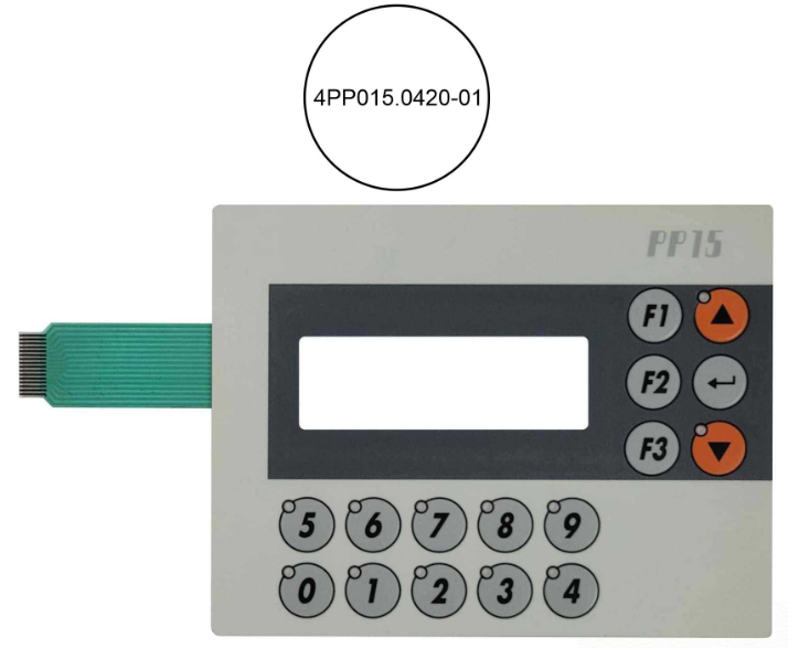 Keypad for B&R 4PP015.0420-01 HMI Panel