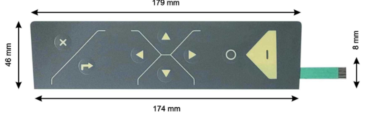 Keypad for Atlas Copco P1900520002 Controller