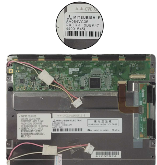 Mitsubishi AA084VC05 LCD display