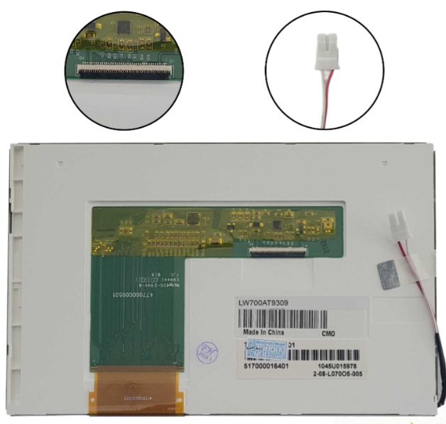 Innolux LW700AT9309 LCD DISPLAY