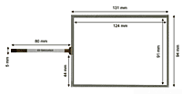 Touch Screen for XTOP05MQ-SD HMI