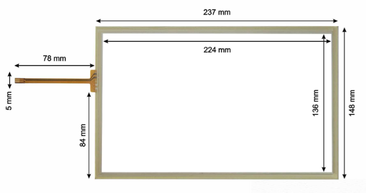 Touch Screen for Weinview TK6102i HMI