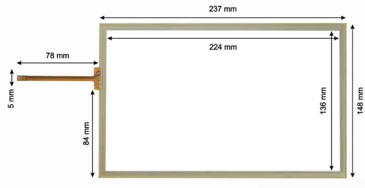 Touch Screen for Weinview TK6100I HMI Operator Panel
