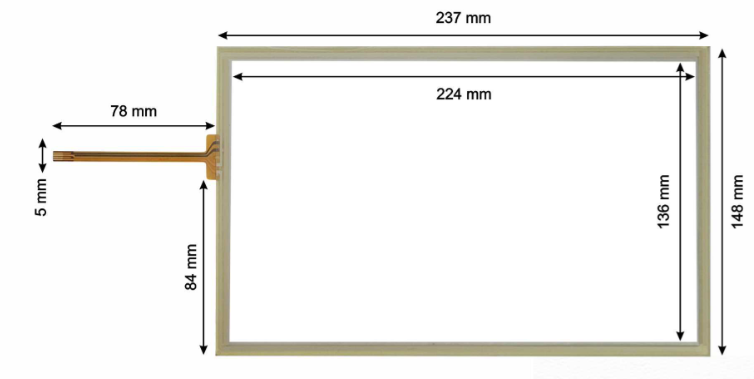 Touch Screen for Weinview MT8100IE HMI