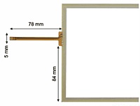 Touch Screen for Weinview MT8100IE HMI
