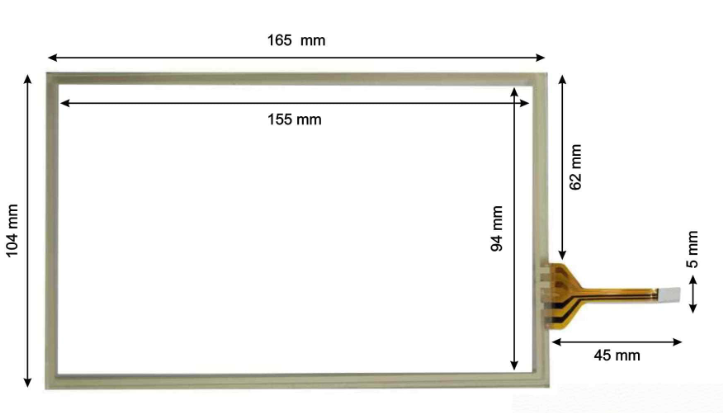 Touch Screen for Weintek TK6071IQ HMI