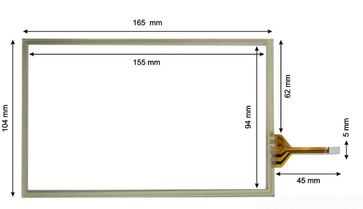 Touch Screen for Weintek TK6070ip HMI