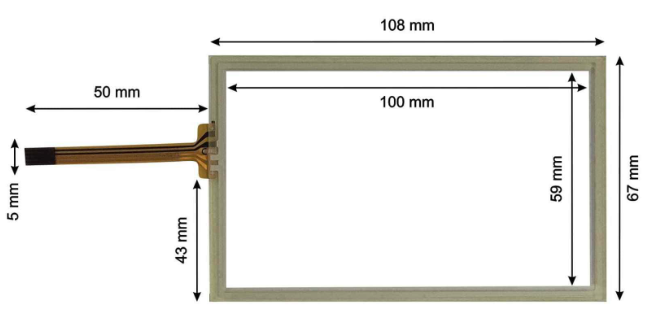 Touch Screen for Weintek TK6050IP HMI Panel
