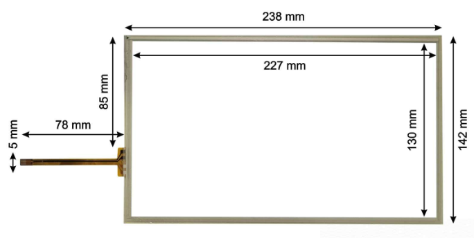 Touch Screen for Weintek MT8104IH HMI