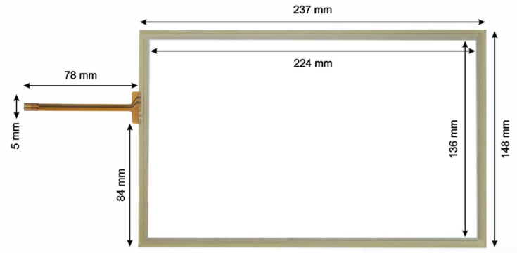 Touch Screen for Weintek MT8103IE HMI
