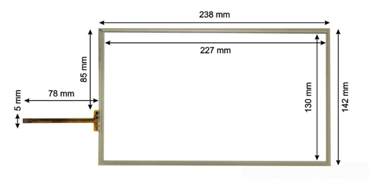 Touch Screen for Weintek MT8102IE HMI