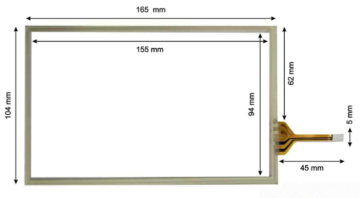 Touch Screen for Weintek MT8072IP HMI