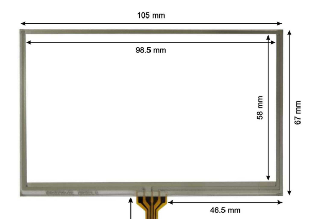 Touch Screen for TH465-MT HMI Panel