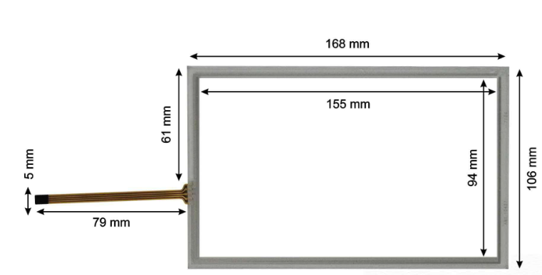 Touch Screen for Siemens TP700 Comfort
