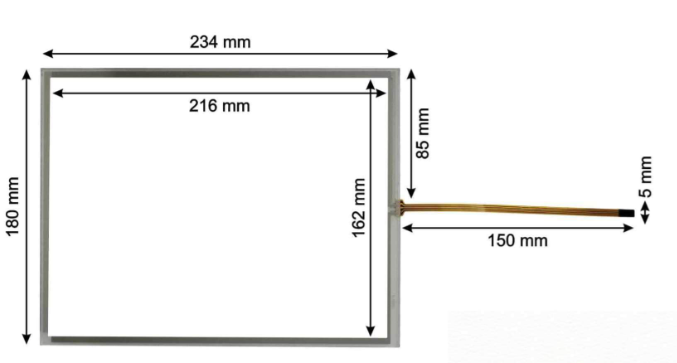 Touch Screen for Siemens TP270-10 HMI
