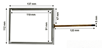 Touch Screen for Siemens TP177B Mono DP HMI