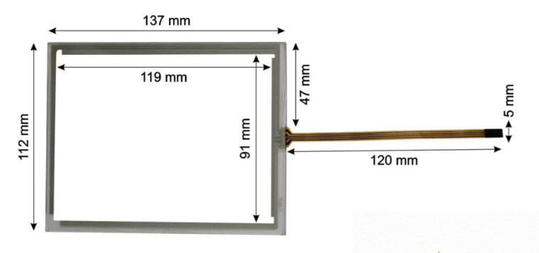 Touch Screen for Siemens TP177B Mono DP HMI