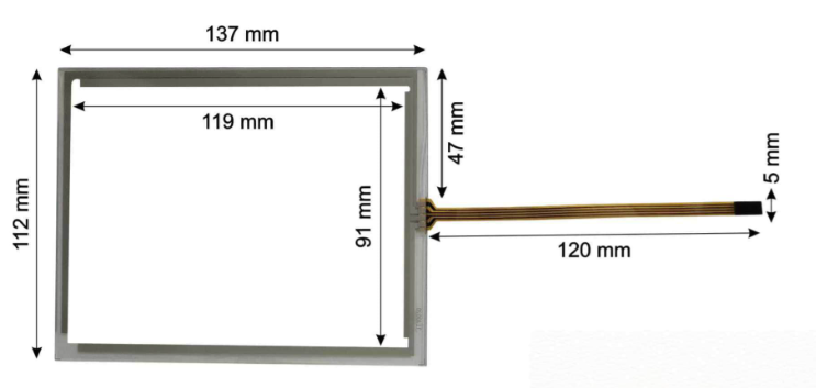 Touch Screen for Schneider XBTGT2130