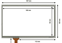 Touch Screen for Schneider HMIGXU3500